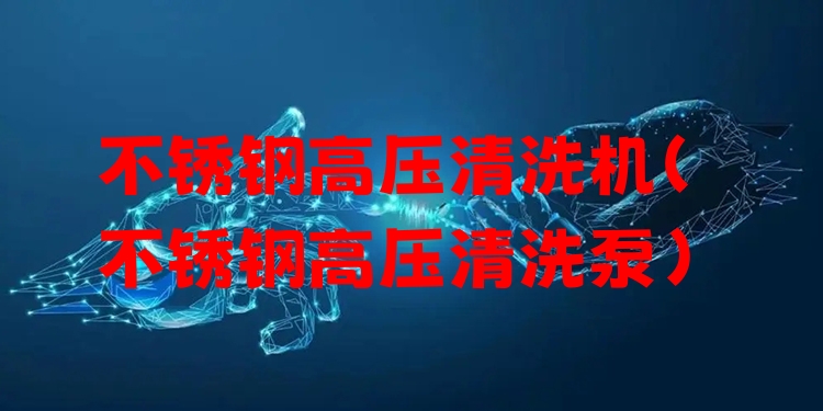 不锈钢高压清洗机